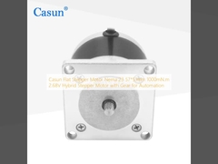Casun Flat Stepper Motor Nema 23 57*51mm 1000mN.m 2.68V Động cơ bước lai với bánh răng để tự động hóa