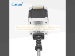Động cơ bước Casun Nema 14 Tr5X2(P1) 360mN.m Động cơ bước lai có độ chính xác cao với trục ren