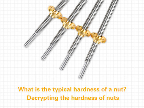 tin tức mới nhất về công ty What is the typical hardness of a nut? Decrypting the hardness of nuts