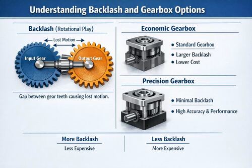 Blog công ty mới nhất về Giải thích về Backlash: Hộp số kinh tế so với hộp số chính xác