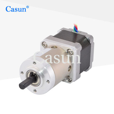 Giá tốt NEMA 14 Double Shaft Stepper Motor With Gearbox 19/1 35*35*28mm Trực tuyến