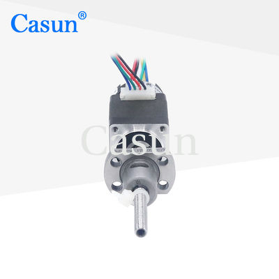 Giá tốt 2 Phase Nema 8 Bipolar 1.8 Deg Ball Screw Stepper Motor 28mm Body With Encoder 14mN.m Trực tuyến
