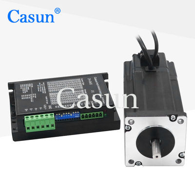 Giá tốt Nema 24 Brake Stepper Motor 4.1N.M 1.5kg 24mm Length Shaft Trực tuyến