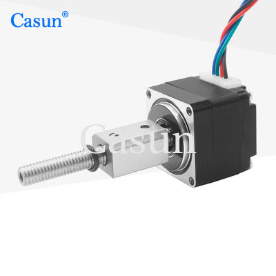 Giá tốt NEMA 8 Ball Screw Stepper Motor 0.5A 25mm Cơ thể cho hệ thống thị giác Trực tuyến