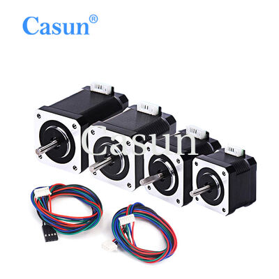 Giá tốt Động cơ bước lai thép với điện áp danh định 120V, mô-men xoắn 21kg.cm và trục cắt chữ D 5mm cho tự động hóa công nghiệp Trực tuyến