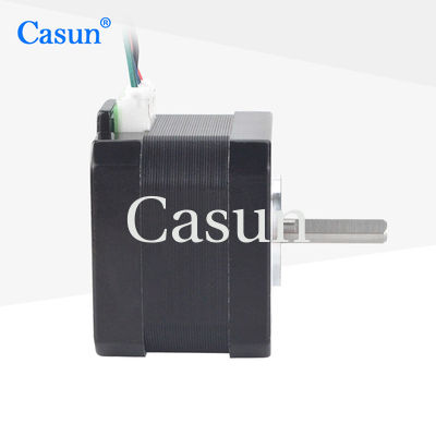 Giá tốt 2 Phase 1.8 Degree DC Hybrid Stepper Motor 34mm Length NEMA 17 Precise Control Trực tuyến